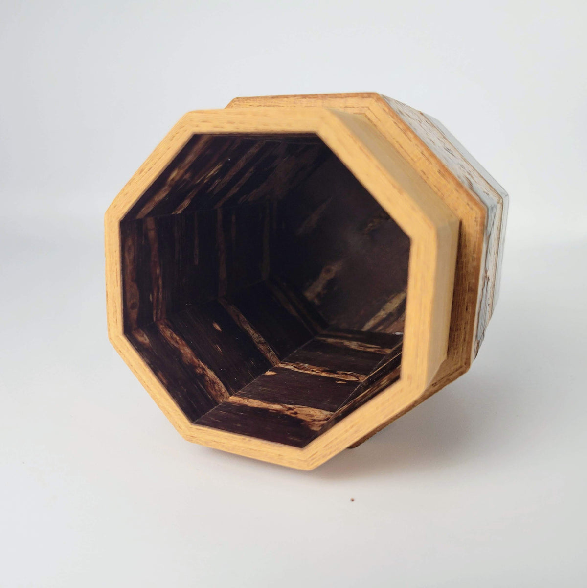 Japanse theebus chazutsu - Sakura Kawa - Druivenmotief - Driedelige Set