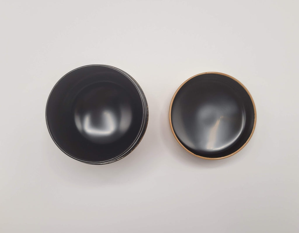 Japanese Tea Caddy Asagao 朝顔 (morning glory) with raden Nakamura Kosai