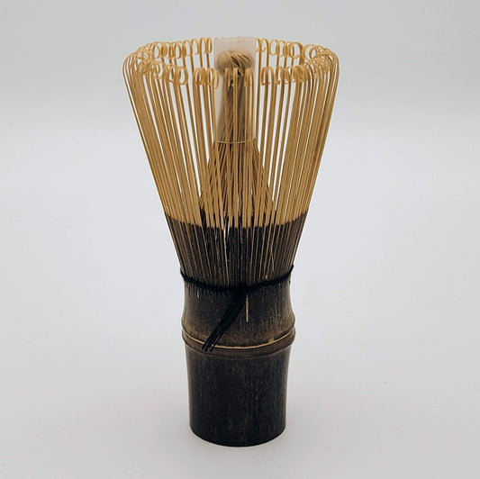 Matcha set handgesneden zwarte bamboe wisk klopper (100 tanden) 百本立