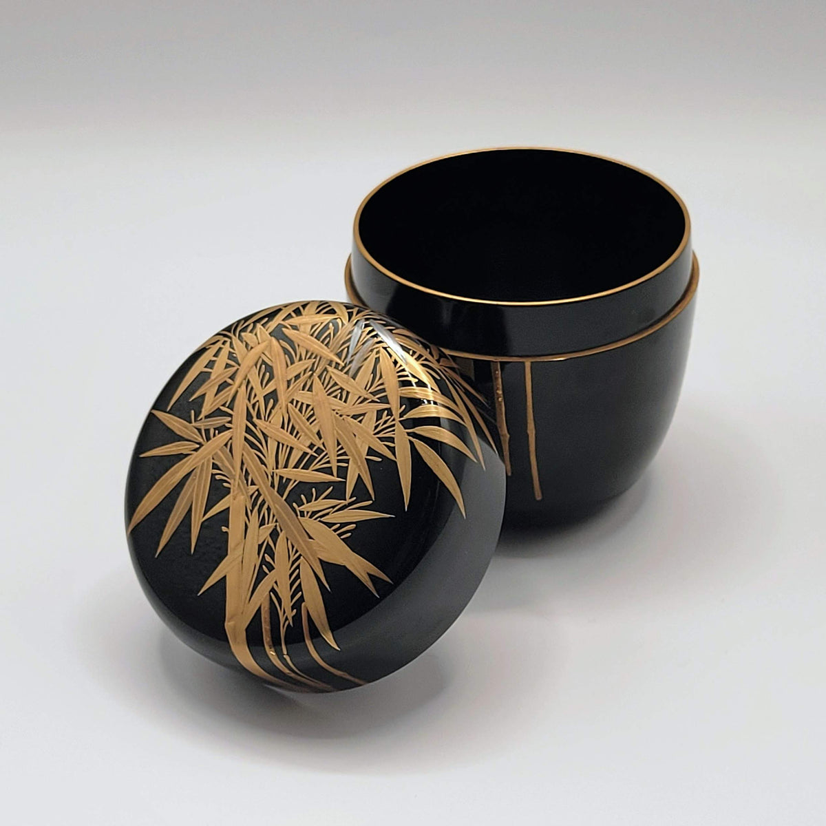 Japanse natsume Chiku maki-e 竹蒔絵 Kōgetsu